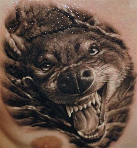 50 Excellent Wolf Tattoos For Chest - Tattoo Designs – TattoosBag.com