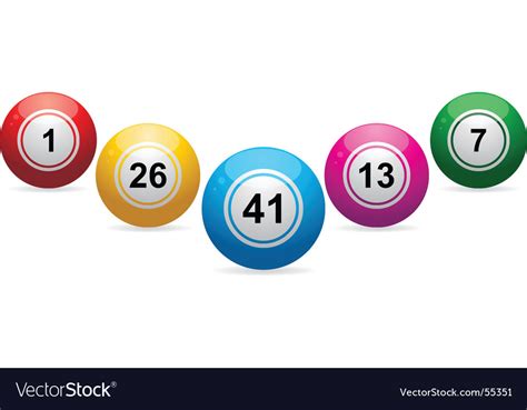 Bingo balls Royalty Free Vector Image - VectorStock