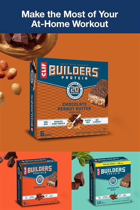 CLIF BUILDERS Protein Bars | Clif, Protein bars, Clif bars