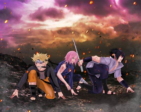 ArtStation - Team 7 - Naruto Shippuden