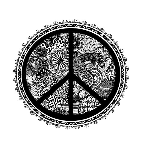 Zen Doodle Peace Symbol – BOOOOOOOM! – CREATE * INSPIRE * COMMUNITY * ART * DESIGN * MUSIC ...