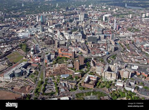 aerial view of Aston University and Birmingham City Centre Stock Photo - Alamy