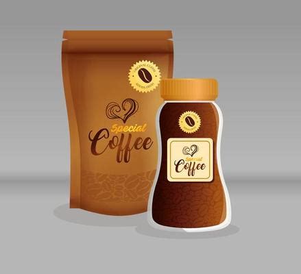 Coffee Packaging Mockup Vector Art, Icons, and Graphics for Free Download