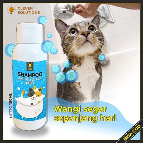 Shampoo Kucing Sampo Anti Kutu Jamur ANTI FLEA & TICK 100 ML - Chewee.co.id