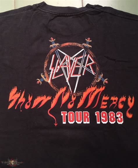 Slayer - Show No Mercy Tour 1983 TS | TShirtSlayer TShirt and ...