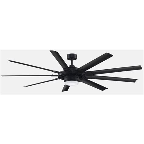 Fanimation Fanimation Slinger Black 72 Inch Ceiling Fan LP8147SLBL ...