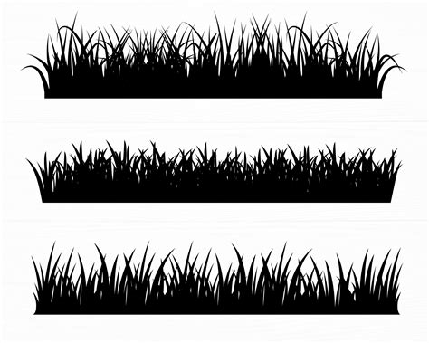 Grass Svg Bundle Grass Silhouette Grass Cut File Grass Clipart Grass ...