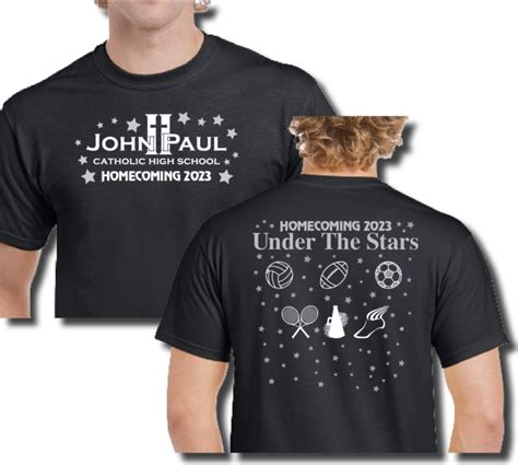 2023 Homecoming T-shirts - John Paul II Catholic High School