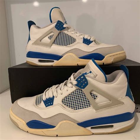 Air Jordan 4 Retro 'Military Blue' 2012 - Air Jordan - 308497 105 | GOAT