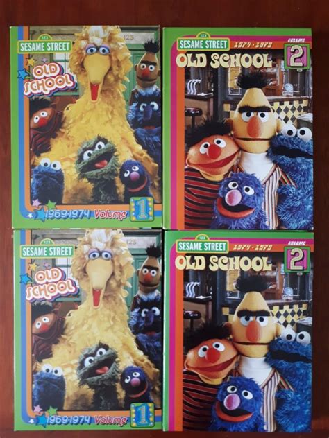 Sesame Street Old School Vol 1 & 2 DVD (pre-loved), Hobbies & Toys ...