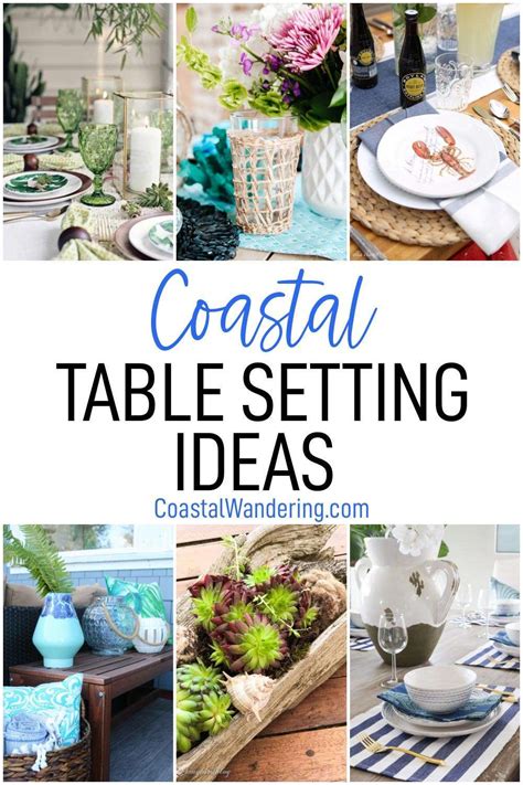 21 Coastal Table Setting Ideas For A Relaxed Beach Theme - Coastal Wandering