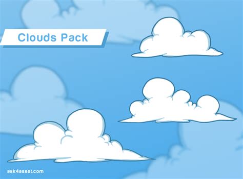 2D Clouds Pack | OpenGameArt.org