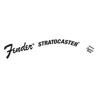 Fender Stratocaster logo vector in (.EPS, .AI, .CDR) free download