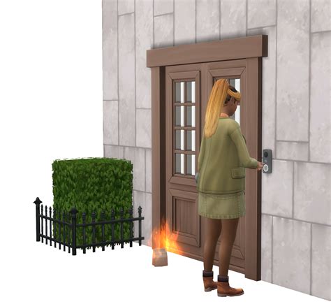 Ding & Ditch Smart Doorbell · Lot 51 CC - Sims 4 Mods and Resources