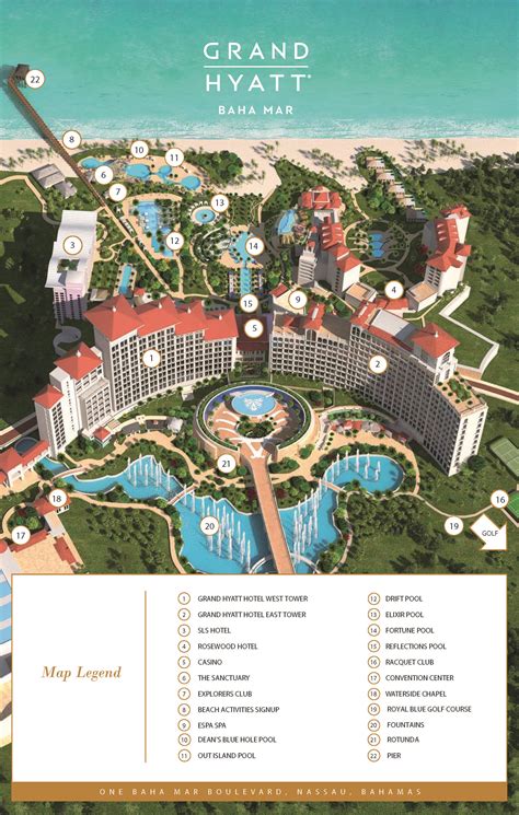 Baha Mar Bahamas Resort Map