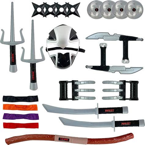 Amazon.com: Liberty Imports Deluxe Ninja Warrior Weapons Playset - Kids Pretend Role Play Toy ...