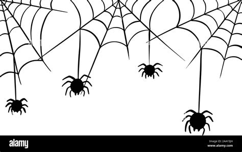 Corner Spider Web Cartoon