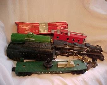 O Gauge Railroad Cars lionel-american Flyer 1940s-50s 5 Cars - Etsy