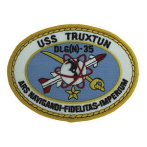 USS Truxtun DLGN-35 Ship Patch | Flying Tigers Surplus