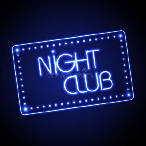 Neon sign. Night club stock vector. Illustration of store - 36272354