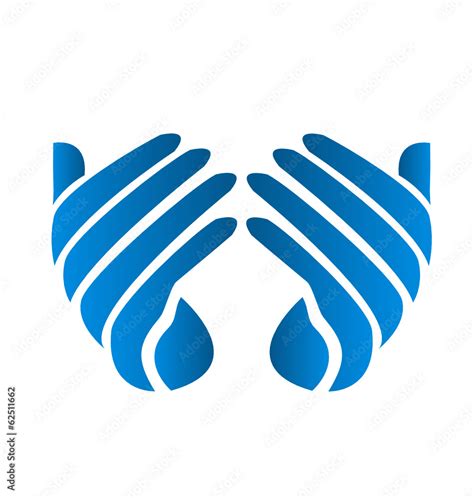 Hands charity logo vector Stock Vector | Adobe Stock