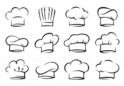 Chef Hat Drawing Easy