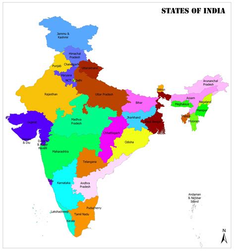 India Political Map 2022 – Get Map Update