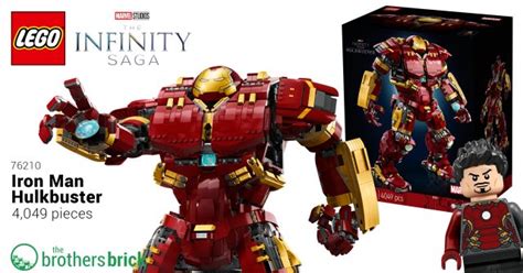 LEGO Marvel reveals 4,000-piece 76210 Iron Man Hulkbuster from the Avengers Infinity Saga [News ...