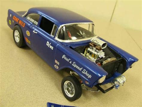 Chevy Gasser Model Car Chevy Models, Scale Models Cars, Funny Car Drag Racing, Sports Car Racing ...