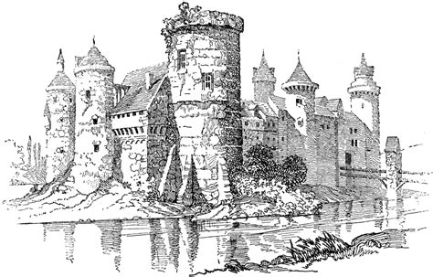 Typical Medieval Castle | ClipArt ETC