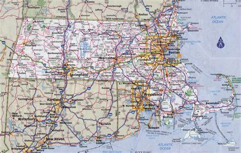 Massachusetts Highway Map Printable Map Of Massachusetts Printable Maps | Porn Sex Picture