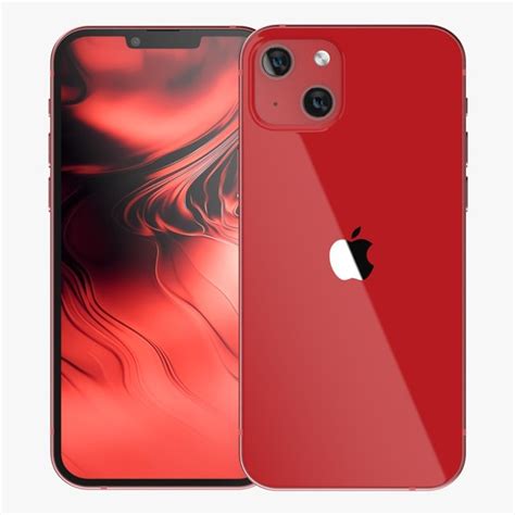 3D model Apple iPhone 13 Red - TurboSquid 1739123