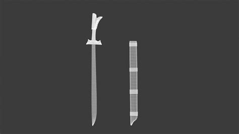 Kampilan Sword - 3D Model by frezzy