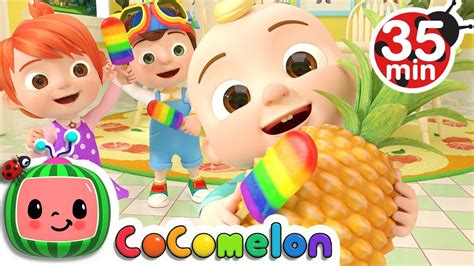 The Colors Song (with Popsicles) + More Nursery Rhymes & Kids Songs - CoComelon - YouTube