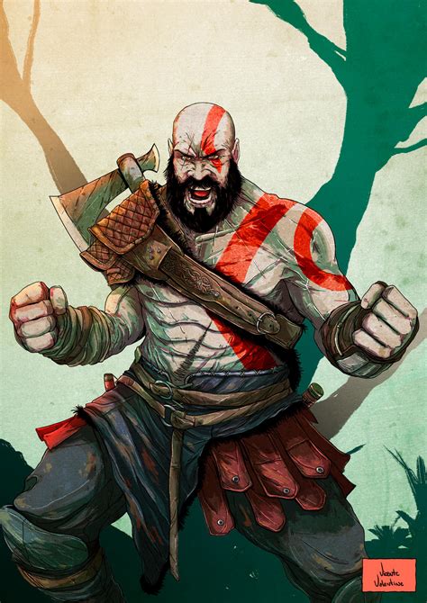 Kratos by VicenteValentine on DeviantArt