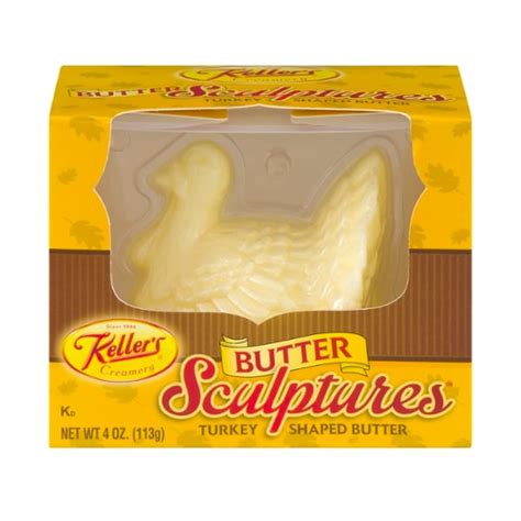 Save on Keller's Butter Sculptures Thanksgiving Turkey Shaped Salted Order Online Delivery ...