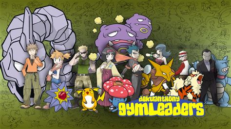 Gym Leaders Pokemon Red Wallpaper by DekuAnthony on DeviantArt