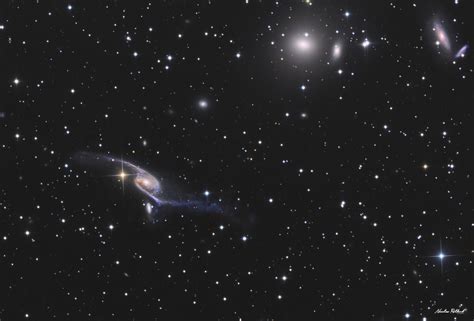 The giant interacting galaxies – NGC 6872 & IC 4970 – Astrophotography by Nicolas Rolland