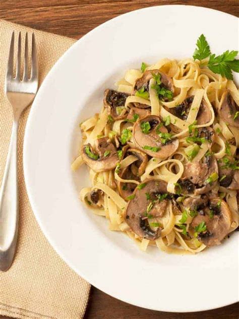 Truffled Fettuccine with Mushrooms