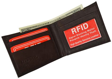 RFID Blocking Men's Leather Slim Bifold Wallet RFID 60 (C) | menswallet