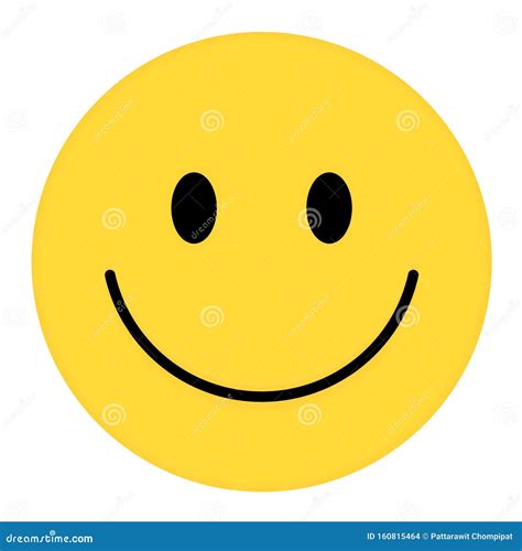 Smiley Face. Happy Smiley Emoji Vector Yellow Stock Illustration - Illustration of island ...