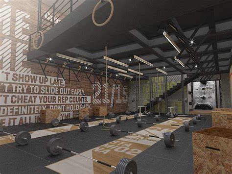 Crossfit DLX on Behance | Gym design, Gym design interior, Gym interior