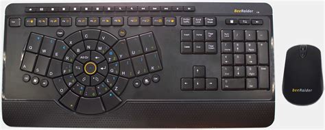 Wireless gaming keyboard - ergonomic compact design - large WASD keys