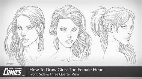 How To Draw Female Face