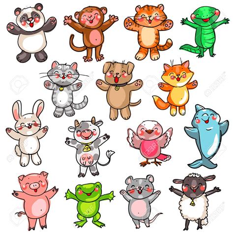 Baby Animal Cartoon Images Clipart | Free download on ClipArtMag