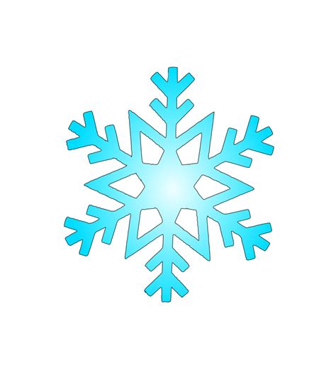 Blue Snowflake Clip Art Image - ClipSafari