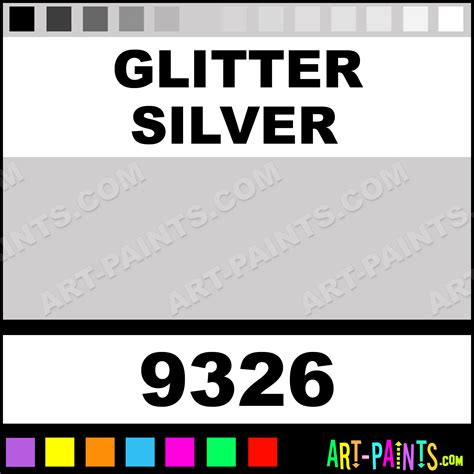 Glitter Silver Ultra Activity Glitter Paints, Sparkle Paints, Iridescent Paints, Shimmers ...