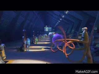 Monsters Inc - Scare Floor - Disney Pixar Movie Trailer on Make a GIF