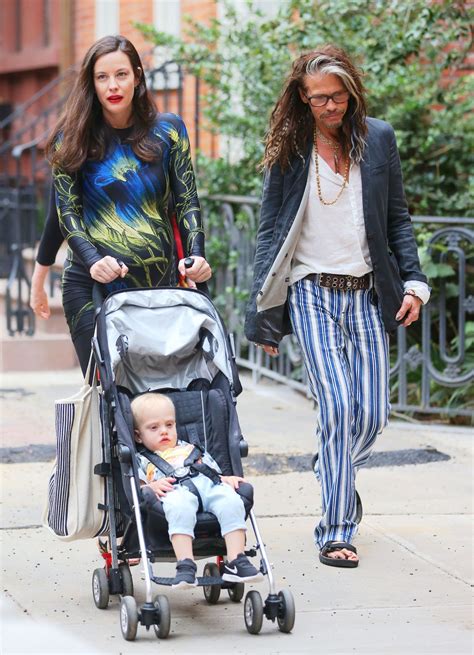 Liv Tyler and Steven Tyler - Walks in the West Village in New York 6/23 ...