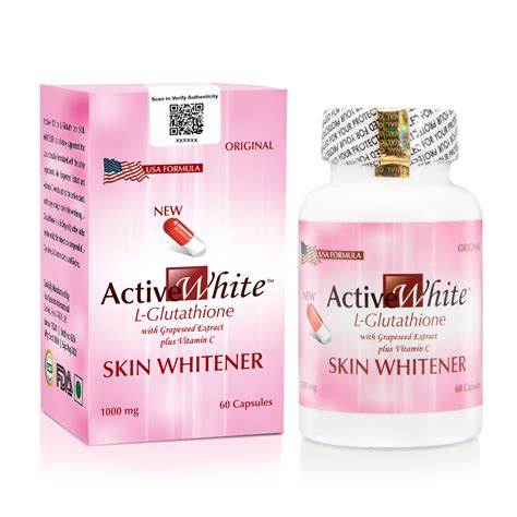 Active White L-Glutathione - Skin Whitening Capsules